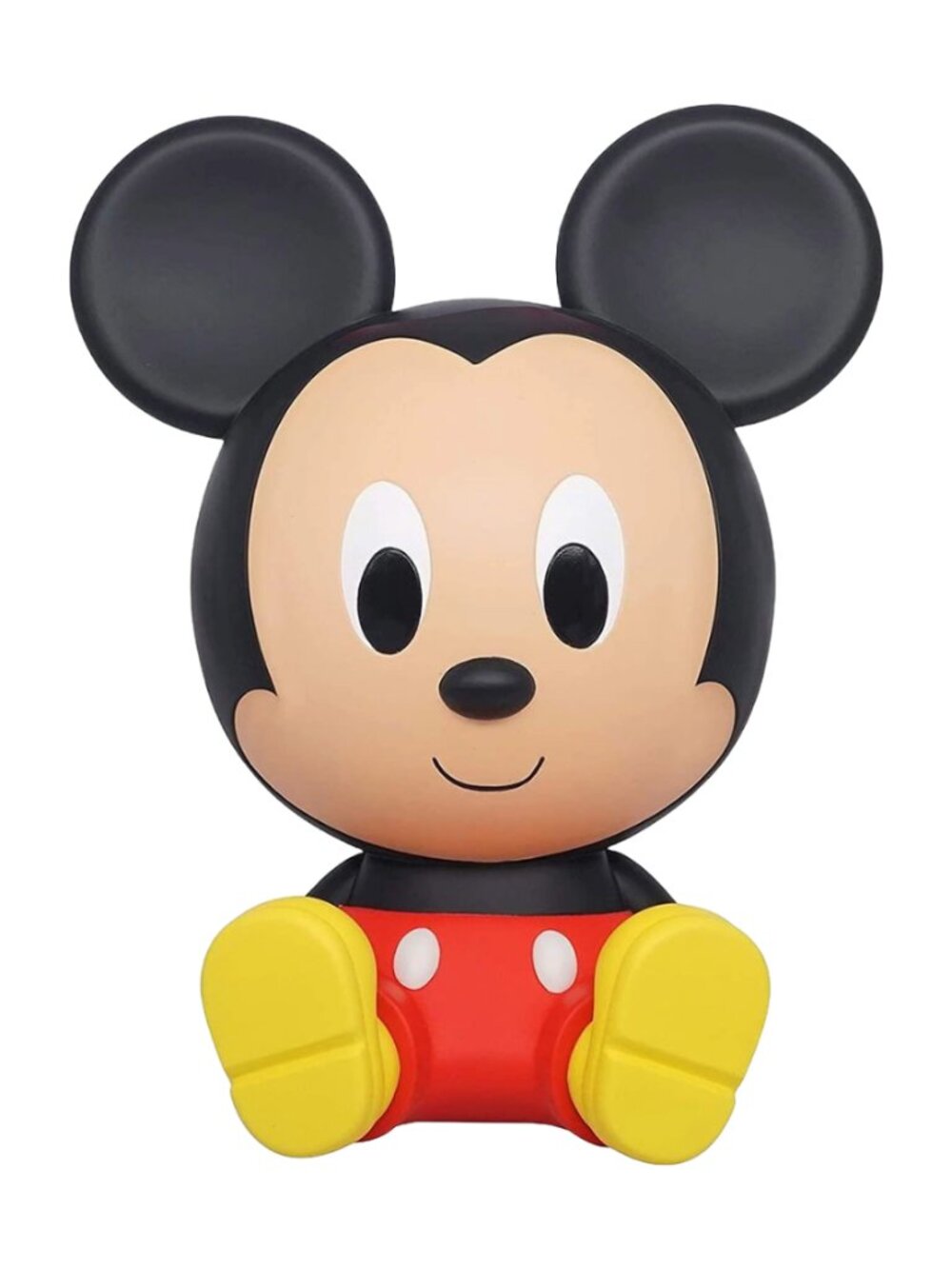 Disney Mickey Mouse 8" PVC Coin Bank - Sitting Pose - Official Disney Item